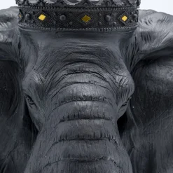 Best Sale Decofiguur Elephant Royal Black 57cm Opbergers|Woondecoratie