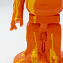 Online Decofiguur Gelato Bear Orange 40cm Opbergers|Woondecoratie