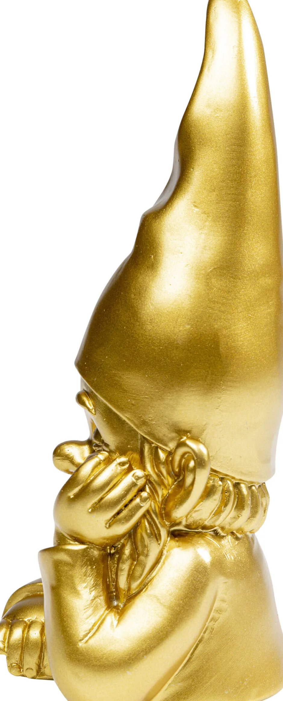 Discount Decofiguur Gnome Gold 21cm Opbergers|Woondecoratie