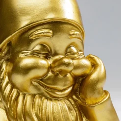 Discount Decofiguur Gnome Gold 21cm Opbergers|Woondecoratie