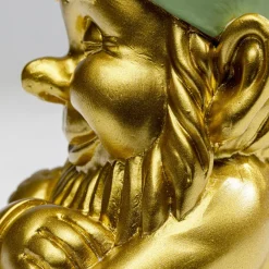 Cheap Decofiguur Gnome Gold Green 21cm Opbergers|Woondecoratie
