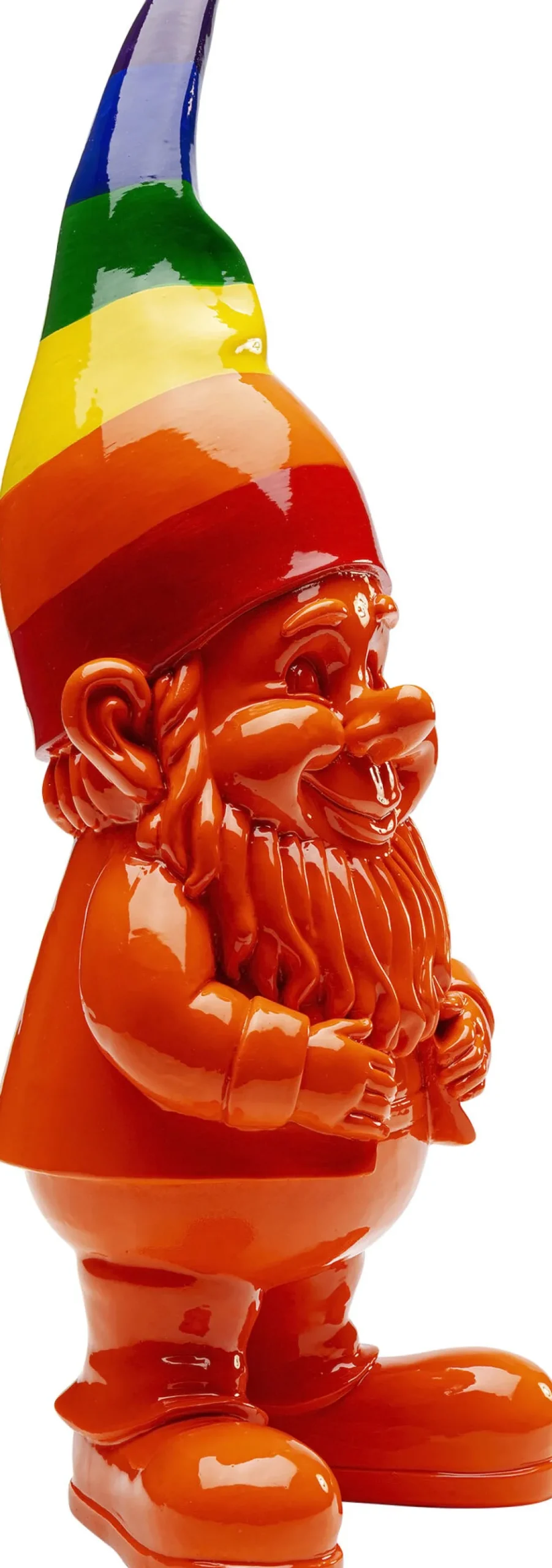 Shop Decofiguur Gnome Standing Rainbow Oranje 46cm Opbergers|Woondecoratie