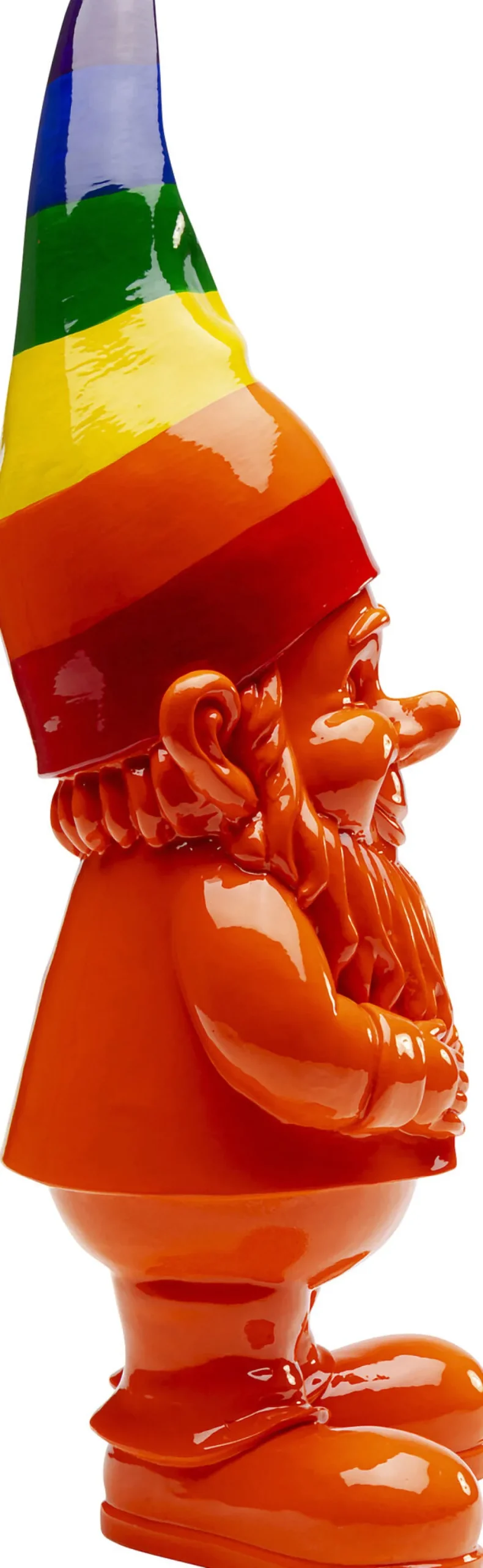 Shop Decofiguur Gnome Standing Rainbow Oranje 46cm Opbergers|Woondecoratie