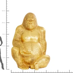 Sale Decofiguur Gorilla Goud XXL 249cm Opbergers|Woondecoratie