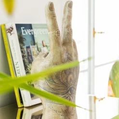Cheap Decofiguur Hand Victory Tattoo Eye 36cm Opbergers|Woondecoratie