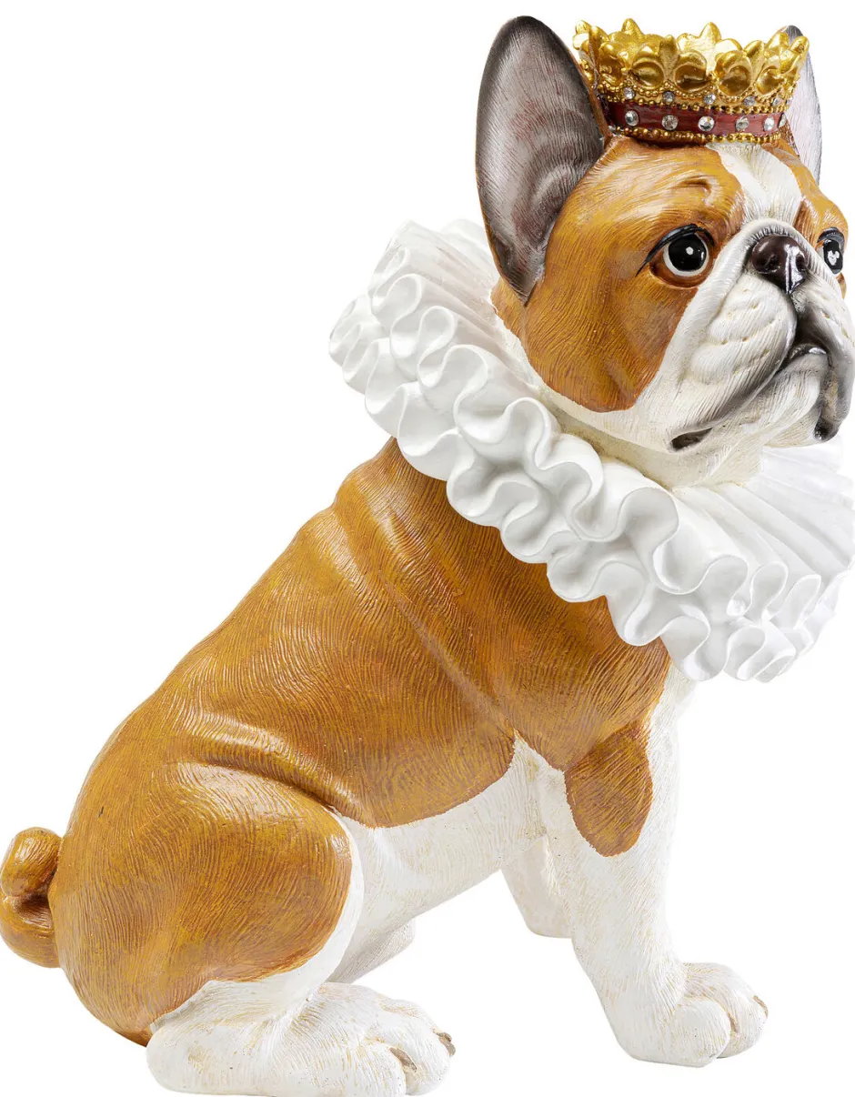 Discount Decofiguur King Dog Brown 29cm Opbergers|Woondecoratie