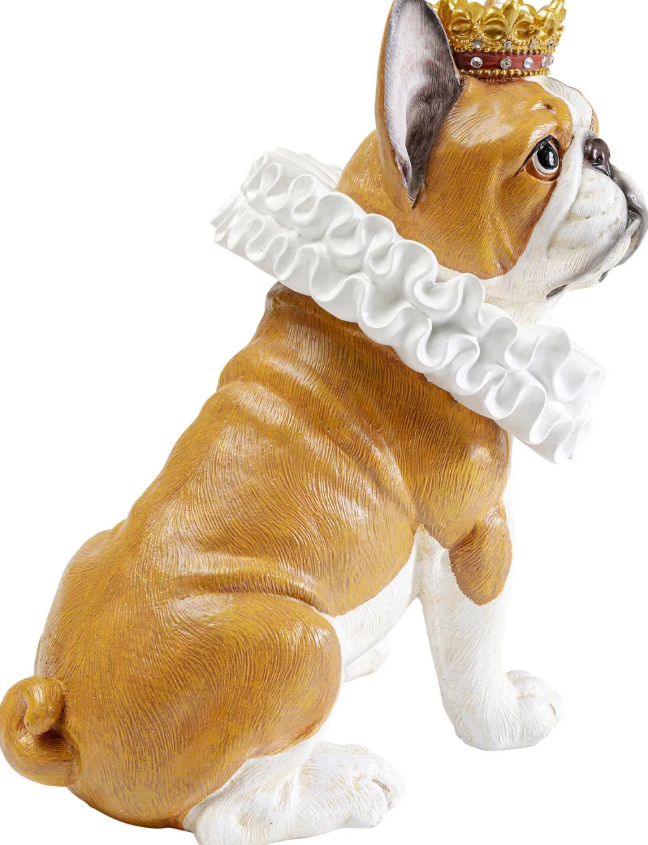Discount Decofiguur King Dog Brown 29cm Opbergers|Woondecoratie