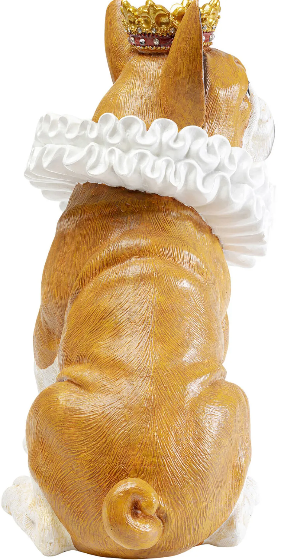 Discount Decofiguur King Dog Brown 29cm Opbergers|Woondecoratie