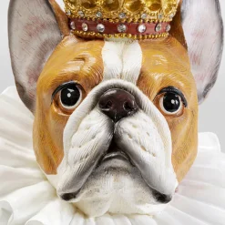 Discount Decofiguur King Dog Brown 29cm Opbergers|Woondecoratie