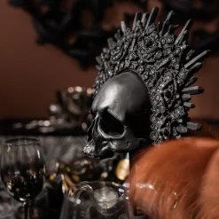 Clearance Decofiguur King Skull Zwart Opbergers|Woondecoratie