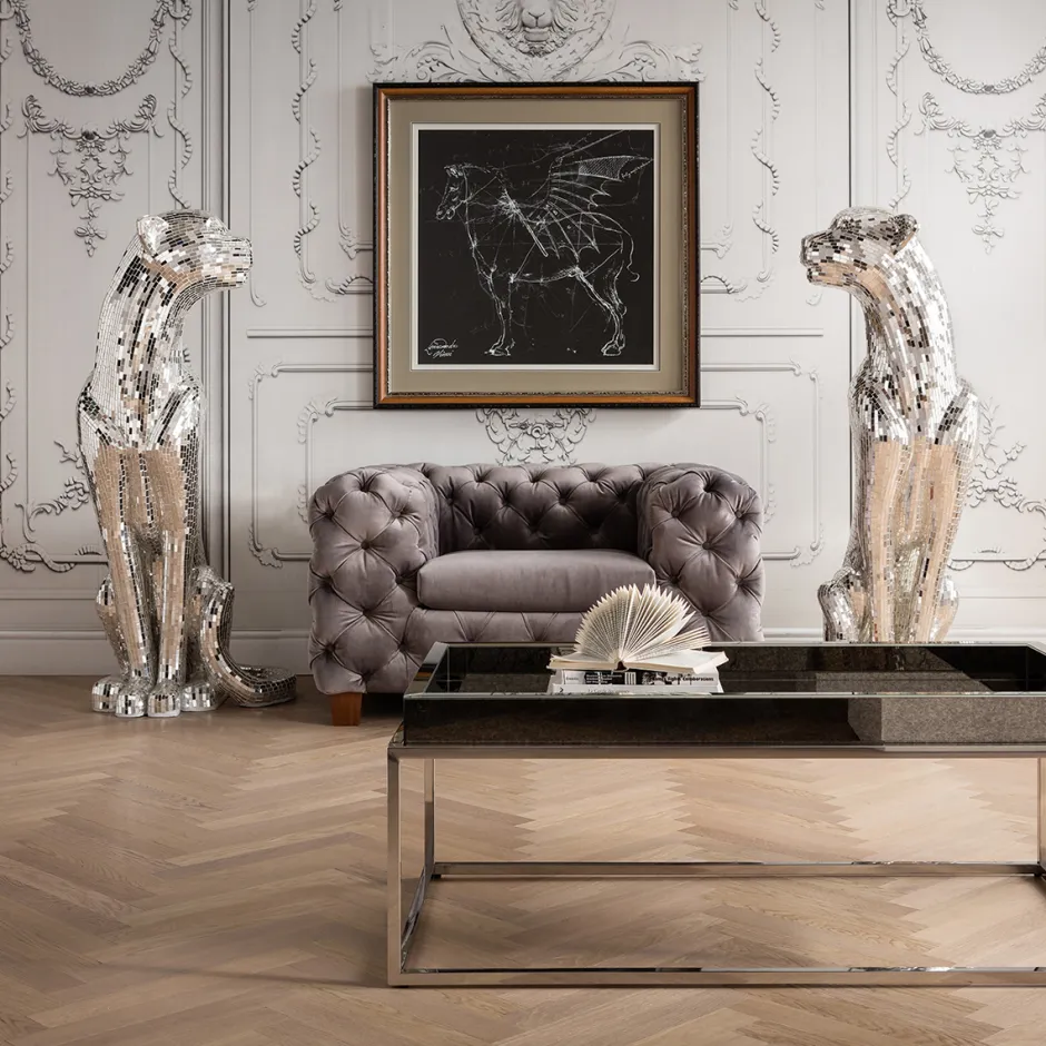 Cheap Decofiguur Mozaïek Welcome Panther Rechts XL Opbergers|Woondecoratie