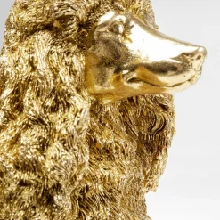 Cheap Decofiguur Mrs Poodle Gold 34cm Opbergers|Woondecoratie