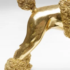 Cheap Decofiguur Mrs Poodle Gold 34cm Opbergers|Woondecoratie
