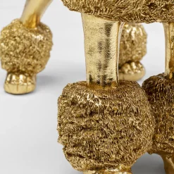 Cheap Decofiguur Mrs Poodle Gold 34cm Opbergers|Woondecoratie