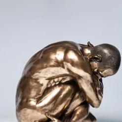 Discount Decofiguur Nude Man Hug Brons 54cm Opbergers|Kasten