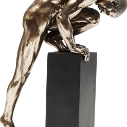 Store Decofiguur Nude Man Stand Brons 35cm Opbergers|Woondecoratie