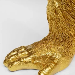 Store Decofiguur Playing Chimp Butler Gold 52cm Opbergers|Woondecoratie