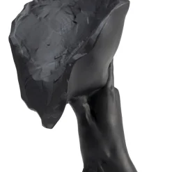 Discount Decofiguur Quiet Face Black 31cm Opbergers|Woondecoratie