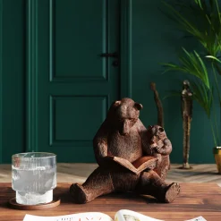 Cheap Decofiguur Reading Bears Opbergers|Woondecoratie