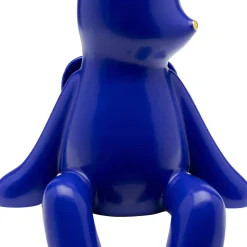 Fashion Decofiguur Sitting Bear Blue 20cm Opbergers|Woondecoratie
