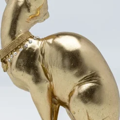 Discount Decofiguur Sitting Cat Audrey Gold 27cm Opbergers|Woondecoratie