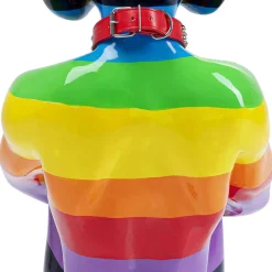 Sale Decofiguur Sitting Dog Regenboog 80cm Opbergers|Woondecoratie