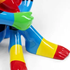 Sale Decofiguur Sitting Dog Regenboog 80cm Opbergers|Woondecoratie