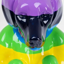 Sale Decofiguur Sitting Dog Regenboog 80cm Opbergers|Woondecoratie