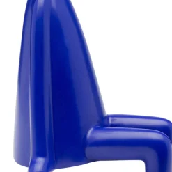 Fashion Decofiguur Sitting Rabbit Blue 35cm Opbergers|Woondecoratie