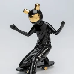 Shop Decofiguur Skating Astronaut Black 21cm Opbergers|Tuinmeubelen