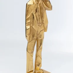 Best Decofiguur Standing Man Gold 62cm Opbergers|Kasten