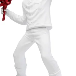 Fashion Decofiguur Street Art Bouquet White 67cm Woondecoratie|Kasten