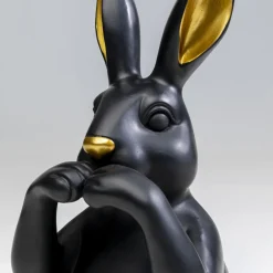 Cheap Decofiguur Sweet Rabbit Black 31cm Opbergers|Woondecoratie