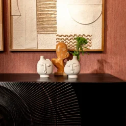 Store Decofiguur Thought Brown 27cm Opbergers|Woondecoratie