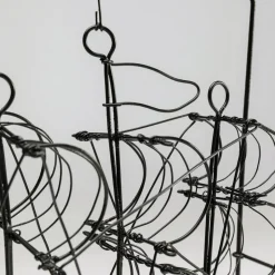Best Sale Decofiguur Wire Sail Boat 28cm Opbergers|Woondecoratie