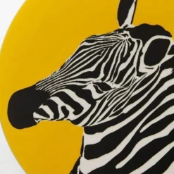 Store Decoratiepot Zebra Geel 25cm Opbergers|Kasten