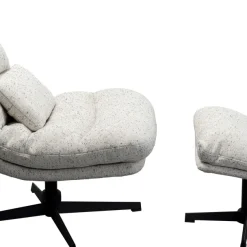 Cheap Draaifauteuil + Hocker Columbia Kasten|Fauteuils