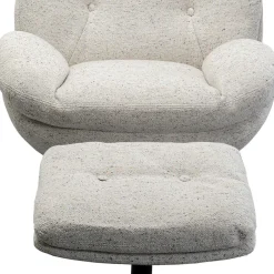 Cheap Draaifauteuil + Kruk Standford Kasten|Fauteuils