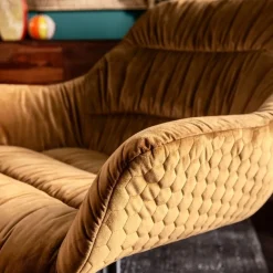 Hot Draaistoel Bristol Geel Kasten|Stoelen
