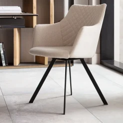Discount Draaistoel Coco Cream Kasten|Stoelen