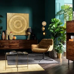 Discount Draaistoel Colmar Geel Kasten|Stoelen