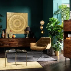 Discount Draaistoel Colmar Geel Kasten|Stoelen