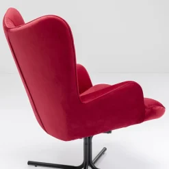 Cheap Draaistoel Oscar Velvet Red Kasten|Tuinmeubelen