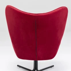 Cheap Draaistoel Oscar Velvet Red Kasten|Tuinmeubelen