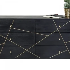 Best Dressoir Gold Vein Kasten|Lage Kasten & Dressoirs