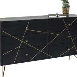 Best Dressoir Gold Vein Kasten|Lage Kasten & Dressoirs