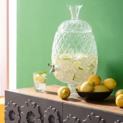 Hot Drink Dispenser Pineapple Clear (2-delig) Servies & Tafelaccessoires|Kasten
