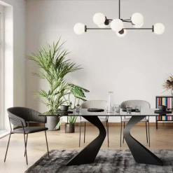 Outlet Eetkamerstoel Belle Anthracite (Set Van 2) Kasten|Stoelen