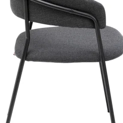 Outlet Eetkamerstoel Belle Anthracite (Set Van 2) Kasten|Stoelen