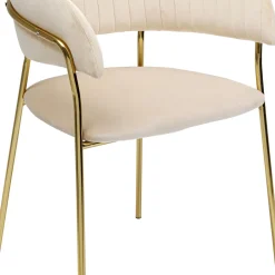 Best Eetkamerstoel Belle Creme (2-delig) Kasten|Stoelen